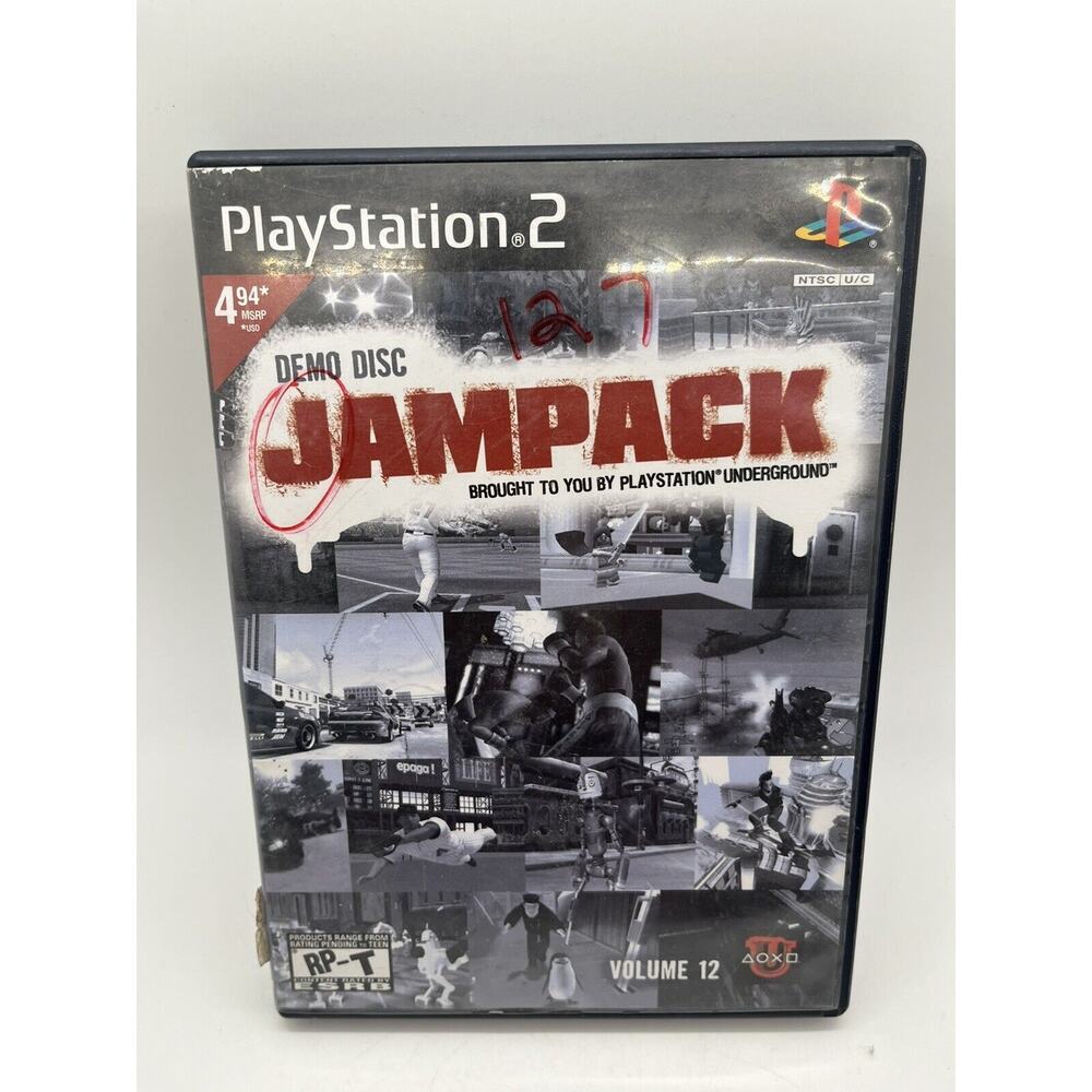 Jampack Vol. 12 RP-M Rating (Sony PlayStation 2, 2005)